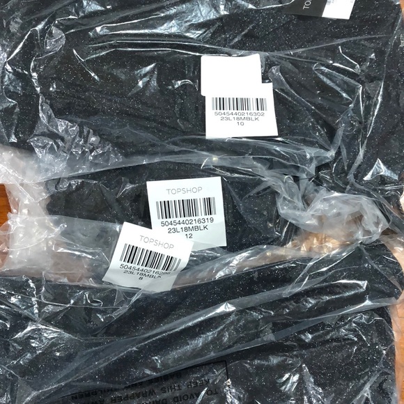 TOPSHOP Cross Back Longline Metallic Sweater - Picture 6 of 6